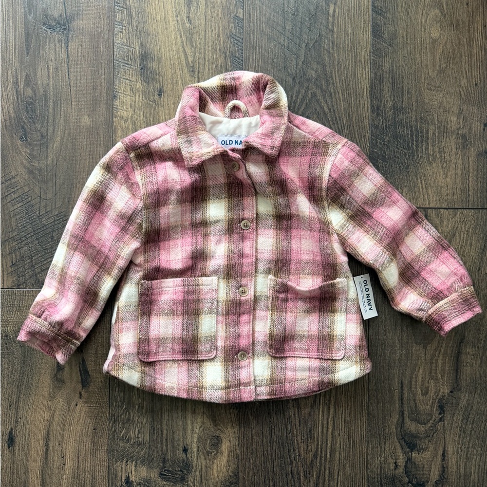 NWT Toddler Girl Plaid Jacket
